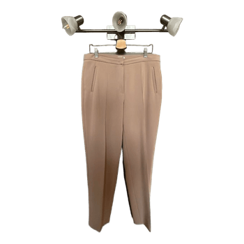 Beige tailored trousers