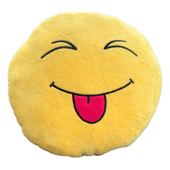 Keltainen emoji-tyyny