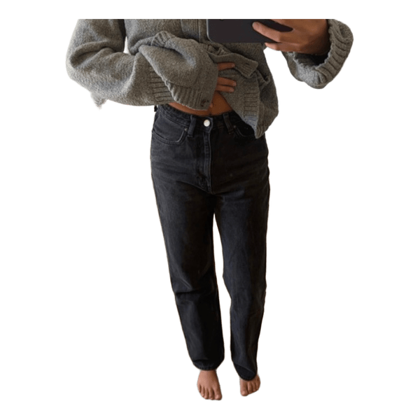 Weekday sorte straight jeans