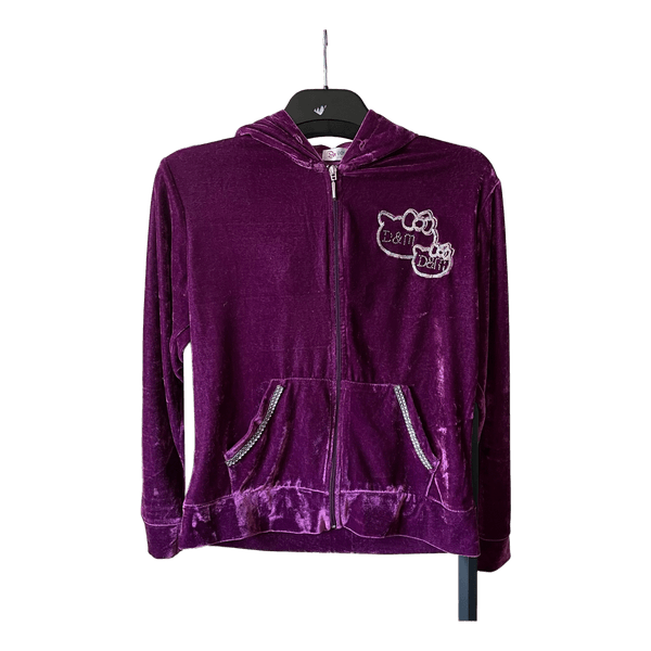 Purple zip hoodie