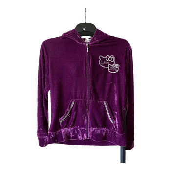 Purple zip hoodie