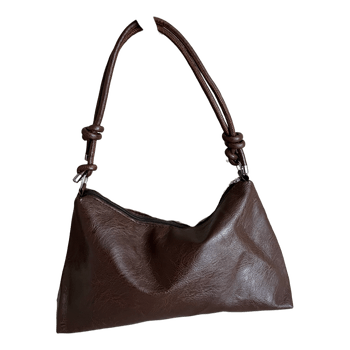 Brown bag with knot details