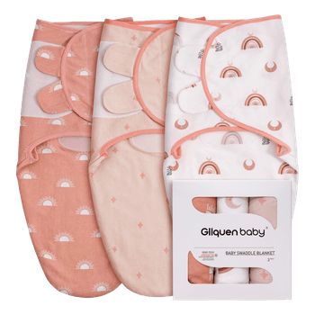 Gllquen baby swaddle blankets 0-3 months