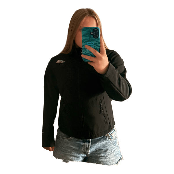Sort The North Face jakke