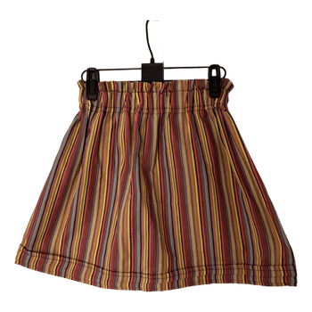 Striped mini skirt