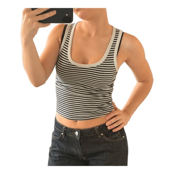 Stribet tanktop