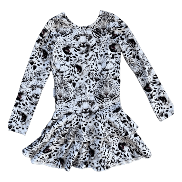 Gugguu print Frilla  dress