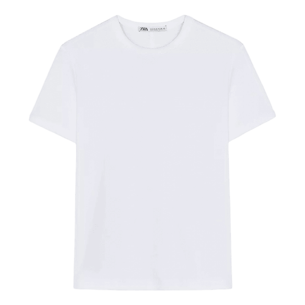 Hvid Zara t-shirt