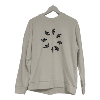 Adidas white graphic sweatshirt