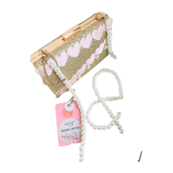 Glitter-laukku sydän bag