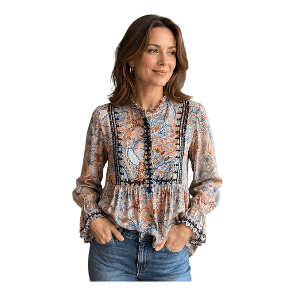 Continue paisley print blouse
