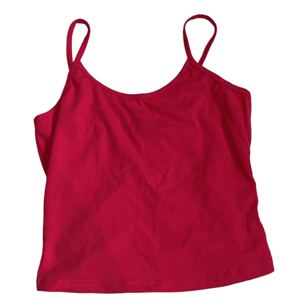 Pink top med stropper