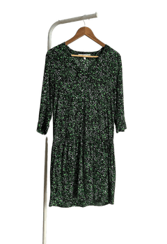 & Other Stories green patterned viscose dress