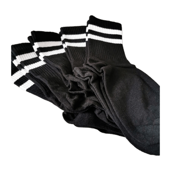 5 paria mustia sukkia, koko 34-36