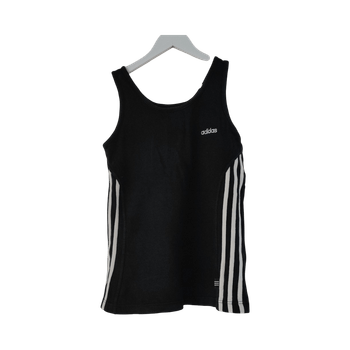 Black cotton tank top