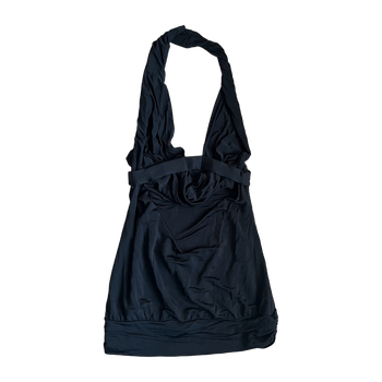 Black vintage halterneck top