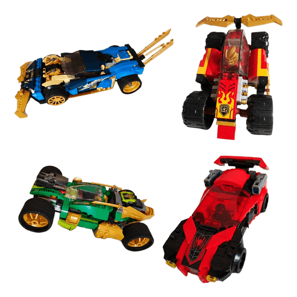 Lego Ninjago cars 4 pieces