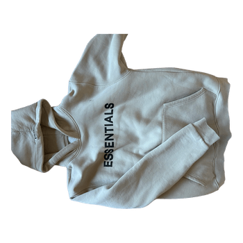 Beige Essentials hoodie