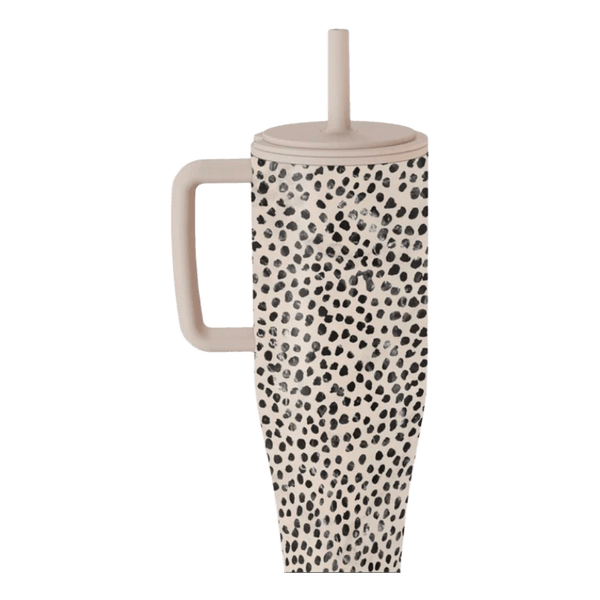 Burga dotted travel tumbler