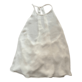 White Zara halter top