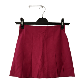 Wool mini skirt