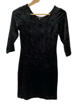 Velvet mini dress