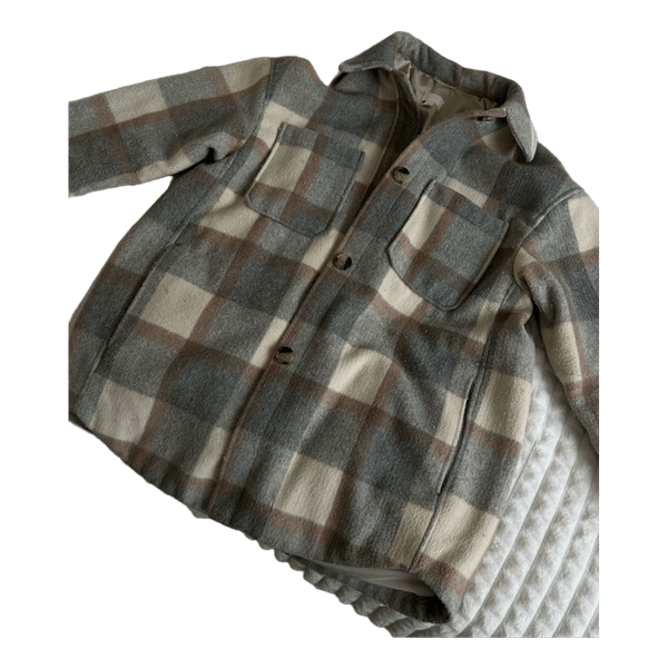 Plaid flannel jacket