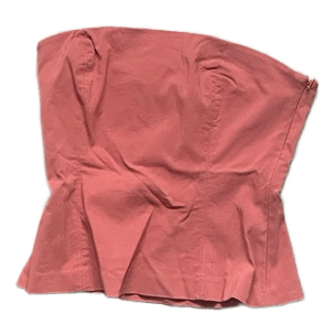 Coral tube top