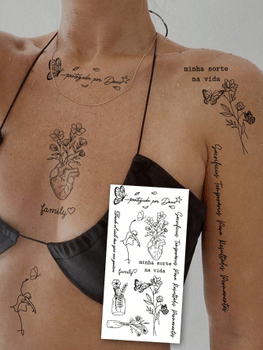 Temporary tattoo sheet