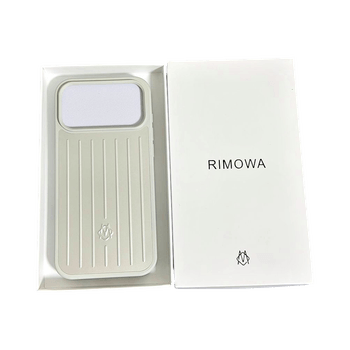 Silver iPhone 17 Pro Max Rimowa phone case