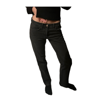Straight-leg jeans