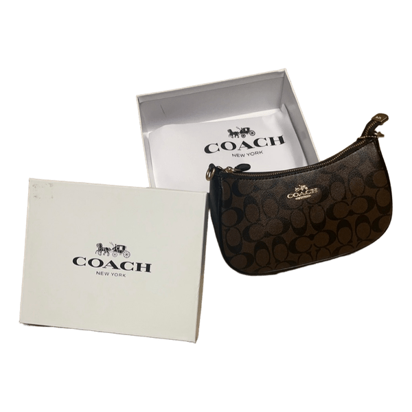 Brown monogram shoulder bag