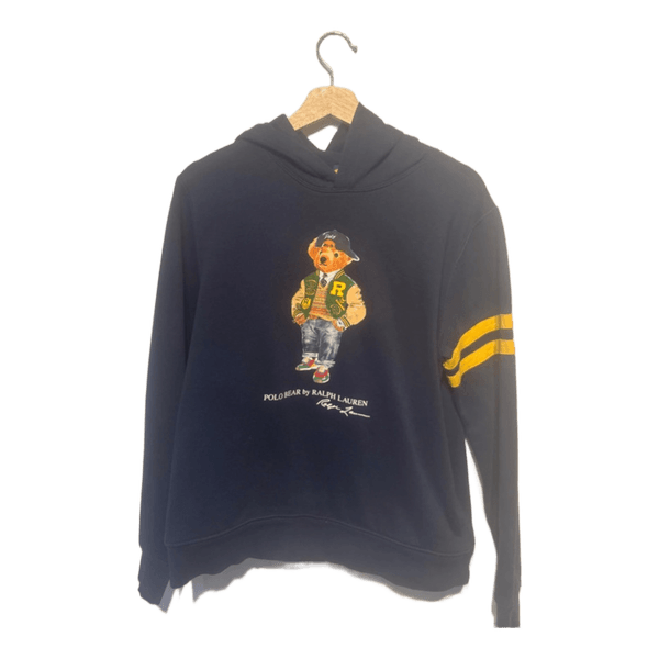 Mørkeblå Ralph Lauren hættetrøje