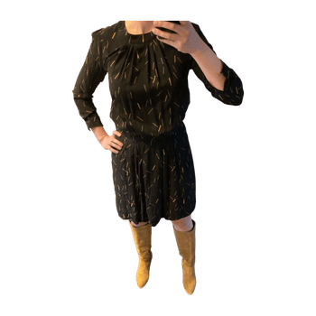 Black swan fashion dress