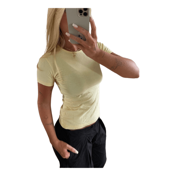 Yellow cotton t-shirt