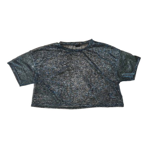 Urban Outfitters shimmer see through crop top