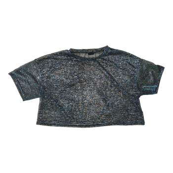 Urban Outfitters shimmer see through crop top