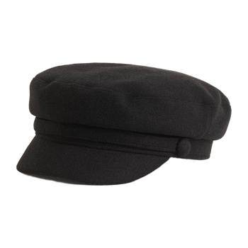 Black captain's hat