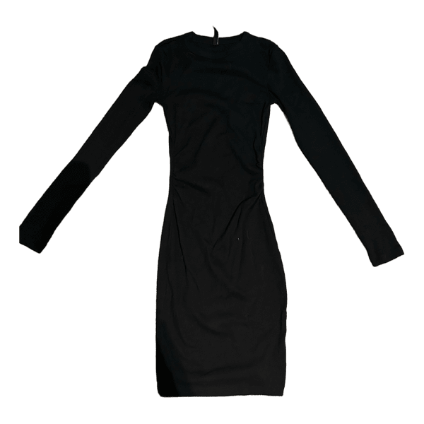 Black long sleeve dress