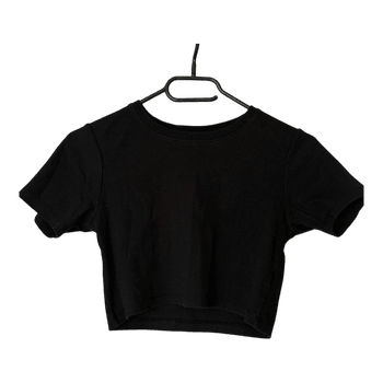 Black crop top