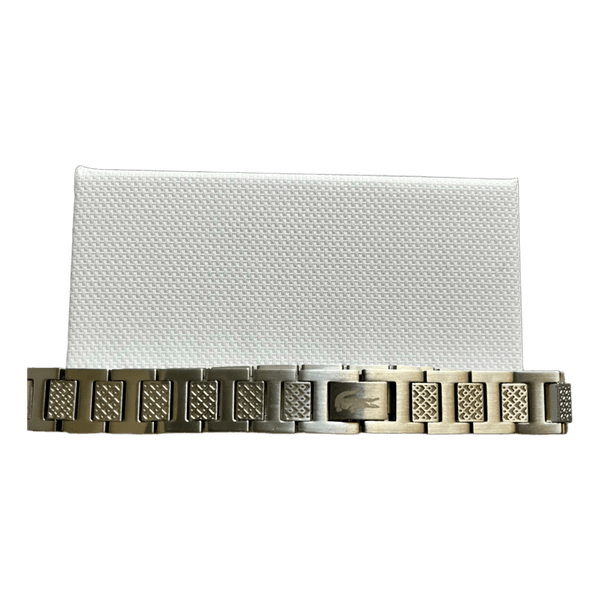 Lacoste silver metal watch