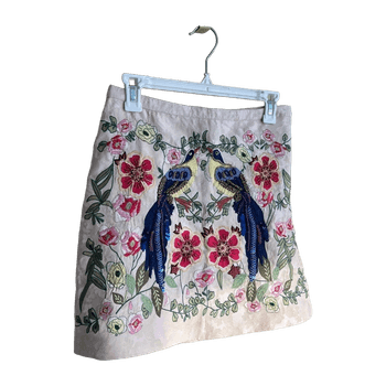 H&M Premium embroided skirt