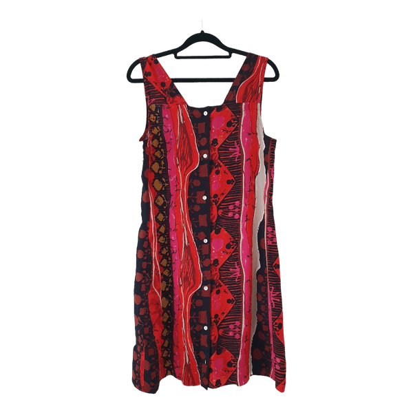 Indiska kuviollinen mekko