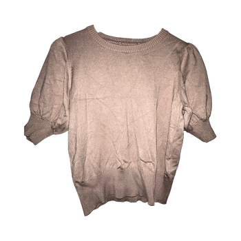 Vaaleanruskea lyhythihainen paita