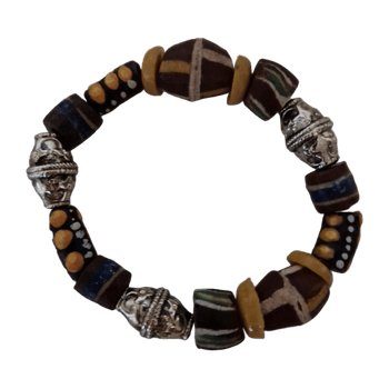 Beaded bracelet made from African artisan beads