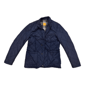 Blue quilted Boss jacket