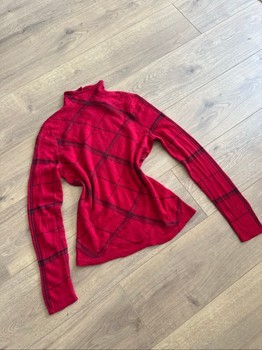 Ralph Lauren Red plaid sweater