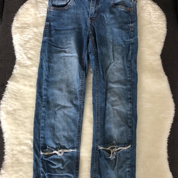 Siniset Gina Tricot farkut XS – rento / arkityyli / street