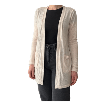 Vaalea beige neuletakki koko XS