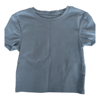 Light blue ribbed t-shirt
